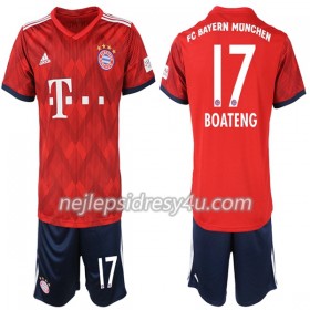 Fotbalový Dres FC Bayern Mnichov Boateng 17 Dětské Domácí 2018/19